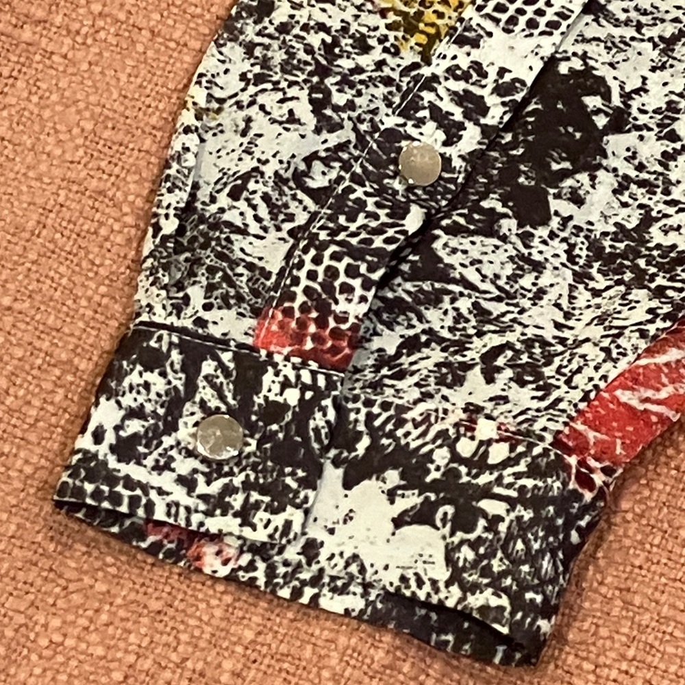 Liz Claiborne small wm’s Floral Blouse - Picture 13 of 14